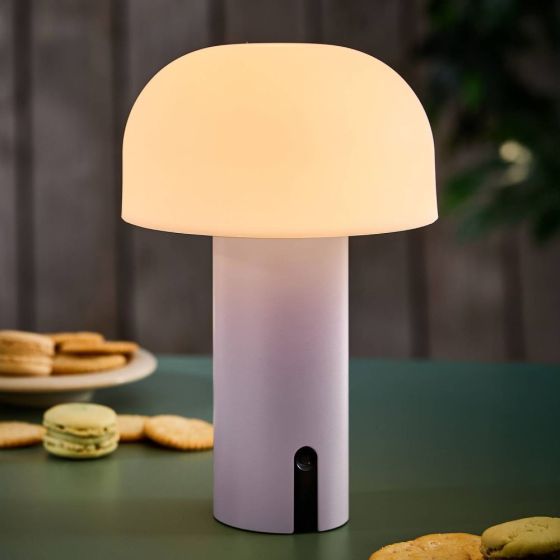 MUSHROOM - φωτιστικό επιτραπέζιο LED εξωτερικού χώρου, μωβ