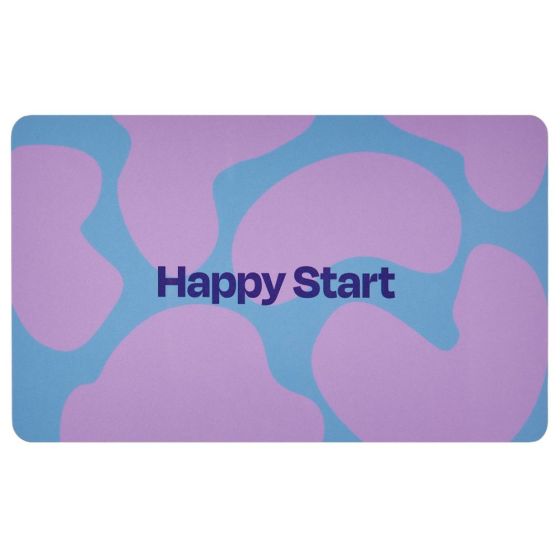 BREAD N' BUTTER - δίσκος πρωινού "Happy Start", μωβ μπλε