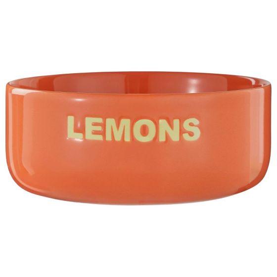 GOOD VIBES - μπολ σερβιρίσματος από πορσελάνη "Lemons" 720ml