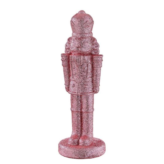 X-MAS - διακοσμητικός "Nutcracker" 32cm, ροζ