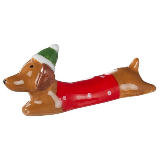 SWEET X-MAS - διακοσμητικό κεραμικό "Dachshund"