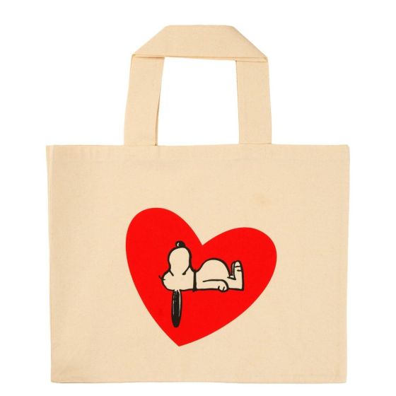 PEANUTS - τσάντα tote large "heart"