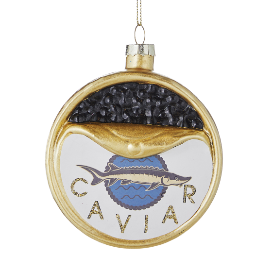 HANG ON - χριστουγεννιάτικο στολίδι γυάλινο "Caviar"