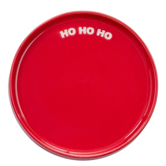 GOOD VIBES - πιάτο από πορσελάνη "HoHoHo", 15cm