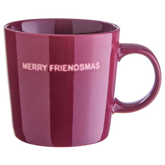 GOOD VIBES - κούπα από πορσελάνη "Merry Friendsmas", 400ml