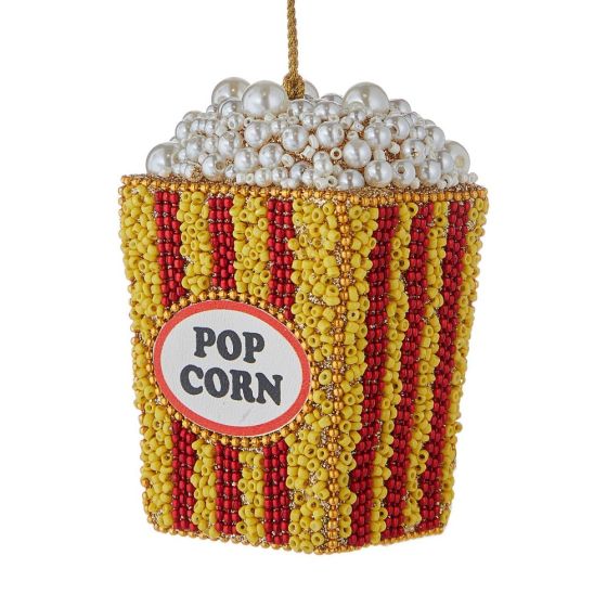 HANG ON - χριστουγεννιάτικο στολίδι με χάντρες "pop corn"