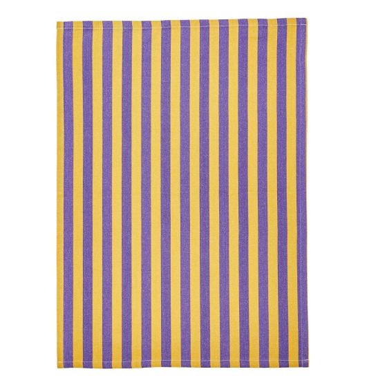 VEGAS STRIP - πετσέτα κουζίνας ριγέ 50x70, χρυσό μωβ