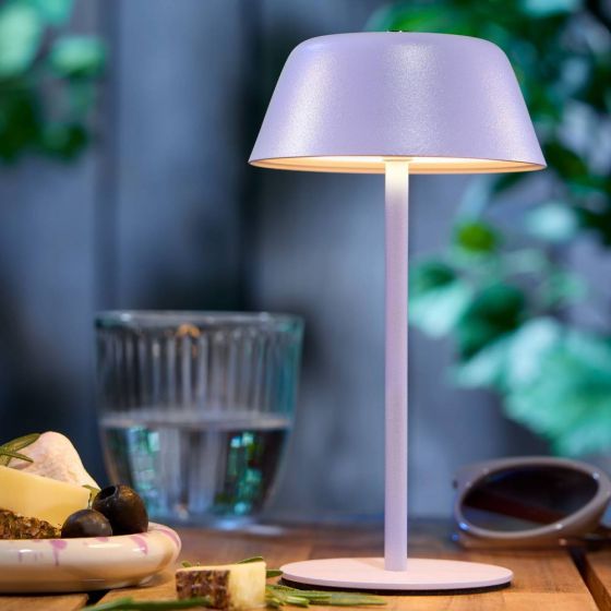 LIGHT UP - φωτιστικό επιτραπέζιο mini LED, μωβ