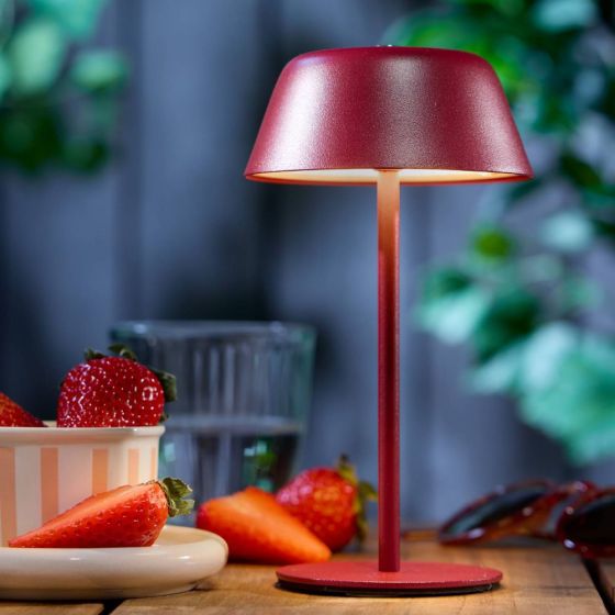 LIGHT UP - φωτιστικό επιτραπέζιο mini LED, κόκκινο