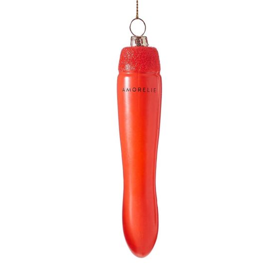 HANG ON - διακοσμητικό γυάλινο "Amorelie", κόκκινο