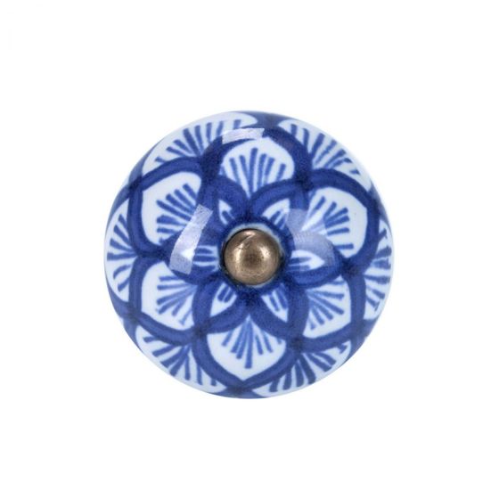 OPEN - πόμολο στρογγυλό, μπλε