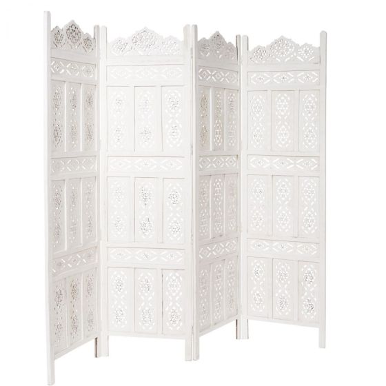 ESTELLA - παραβάν/διαχωριστικό λευκό H182cm