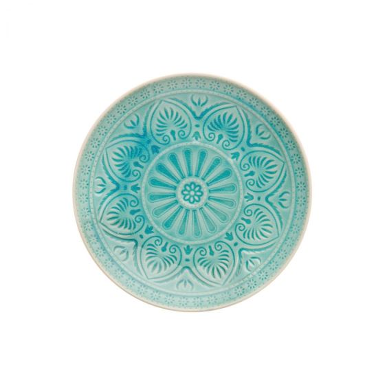 SUMATRA - πιάτο 21cm, τιρκουάζ