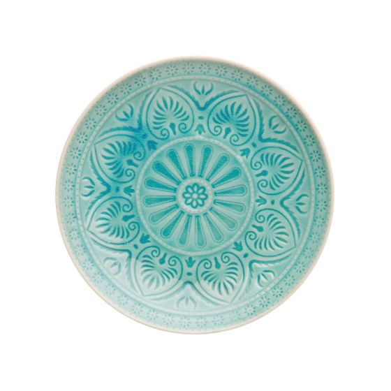 SUMATRA - πιάτο 25cm, τιρκουάζ