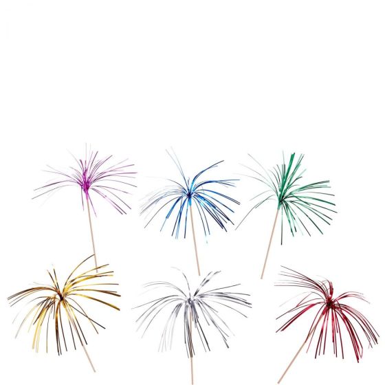 COCKTAIL - στικ με glitter 24τμχ