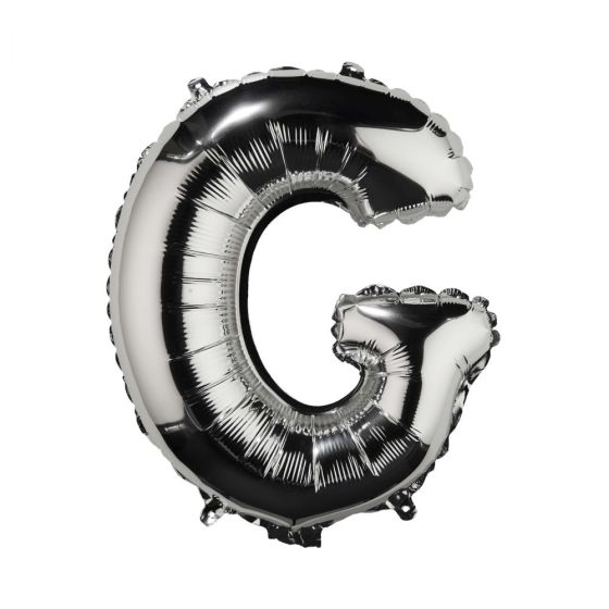 UPPER CLASS - μπαλόνι ασημί "G"