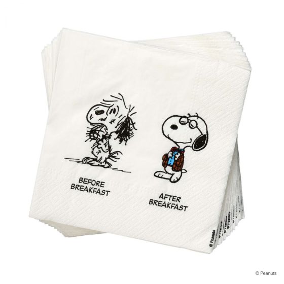 PEANUTS - χαρτοπετσέτες "before/after"