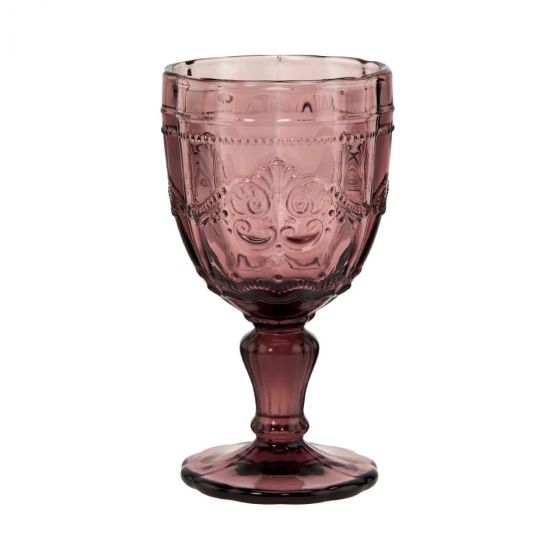 VICTORIAN - ποτήρι κολωνάτο λιλά 230 ml