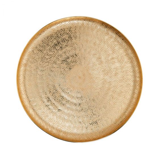 GOLDEN STAR - διακοσμητικός δίσκος, διαμέτρου 38cm