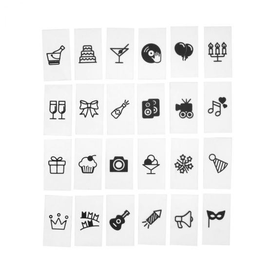 BLOCKBUSTER - σετ από σύμβολα για πάρτι, 30τμχ