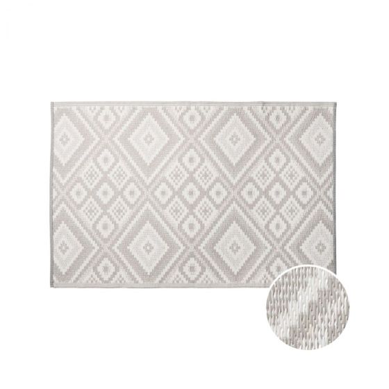 COLOUR CLASH - χαλί κατάλληλο για εσωτερικούς και εξωτερικούς χώρους Ethnic γκρι 150x90