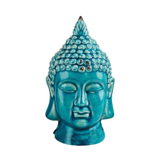 BUDDHA - κεραμικό διακοσμητικό Buddha τιρκουάζ