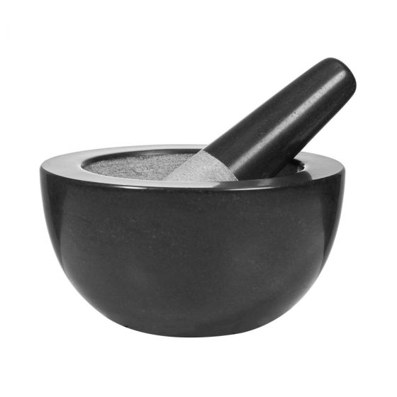 STONEHENGE - γουδί με γουδοχέρι, ανθρακί