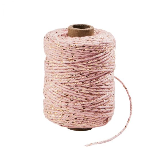 COTTON TWIST - σπάγγος 50m ροζ