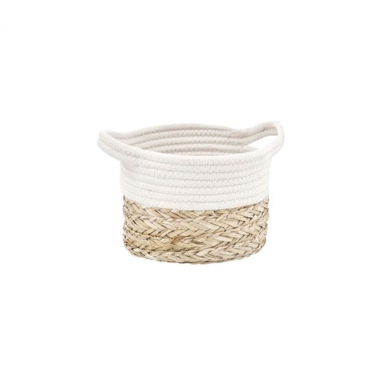 COTTON BRAID - καλάθι από φύκια και βαμβάκι XXS