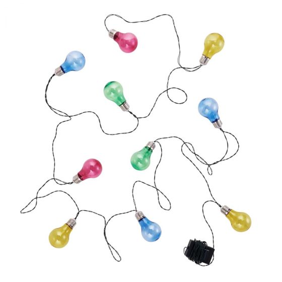 SUNLIGHT - αλυσίδα με χρωματιστες λάμπες LED, ηλιακής ενέργειας