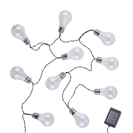 SUNLIGHT - αλυσίδα με διάφανες λάμπες LED, ηλιακής ενέργειας