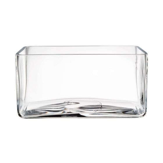 POOL - τετράγωνο γυάλινο μπολ 30x15x15cm