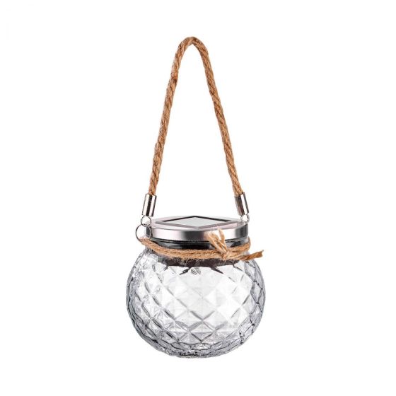 LILLISOL - διαφανές κρεμαστό φανάρι με ηλιακό πάνελ