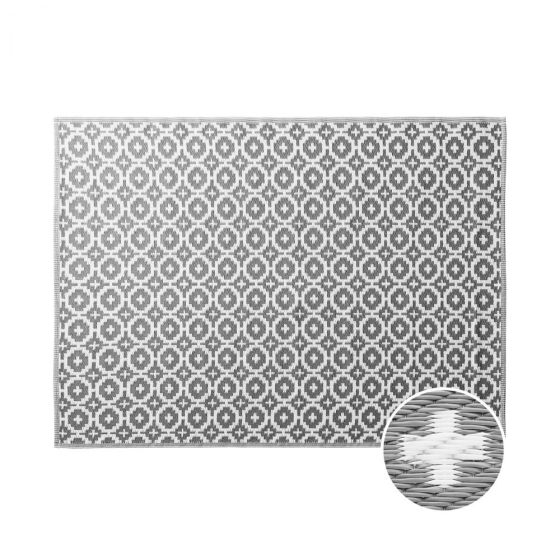 COLOUR CLASH - χαλί κατάλληλο για εσωτερικούς και εξωτερικούς χώρους, με ταμπά μοτίβο μωσαϊκό 140x71