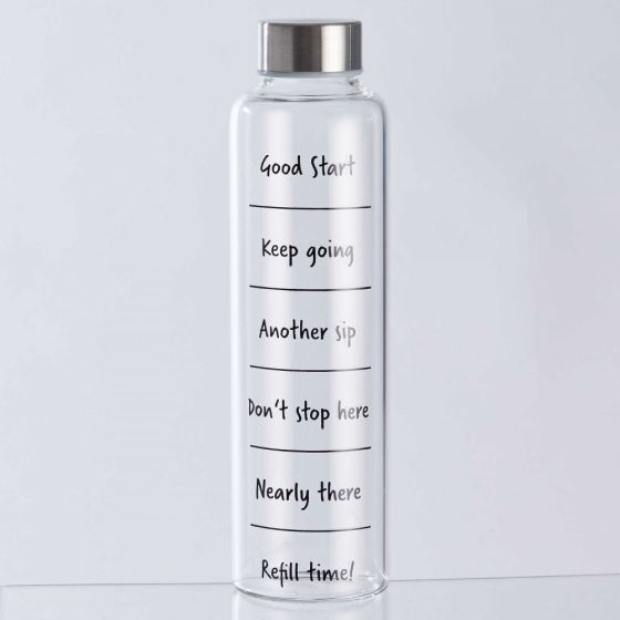 FAVORITE - μπουκάλι γυάλινο "Good Start" 550 ml