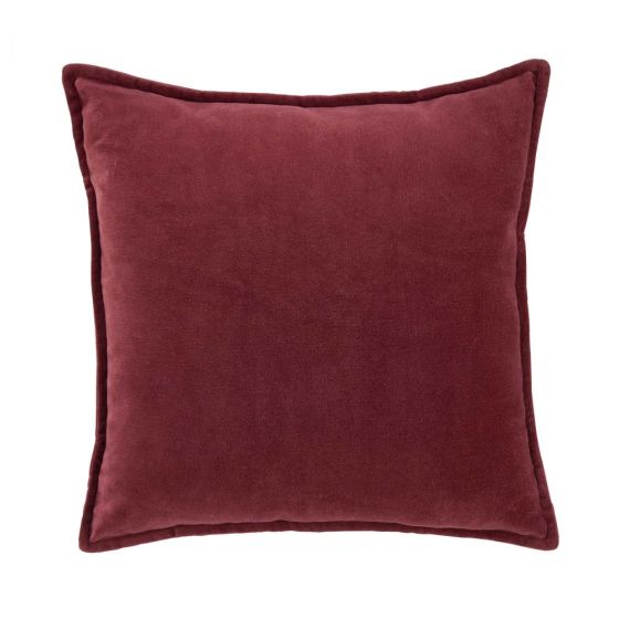 COTTON VELVET - μαξιλάρι 45x45 cm, μπορντό