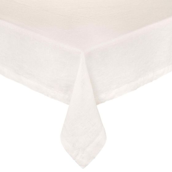 RIGA - τραπεζομάντηλο λινό 160x160 cm λευκό