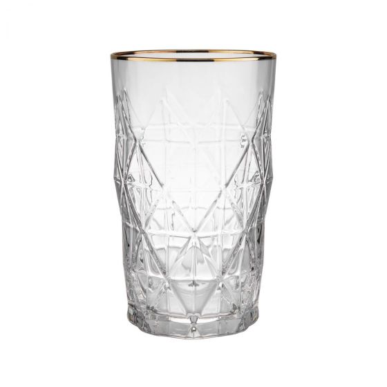 UPSCALE - ποτήρι με χρυσό φινίρισμα 460ml