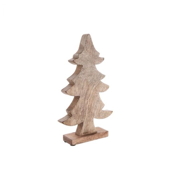 FOREST - διακοσμητικό έλατο από ξύλο μάνγκο 30cm