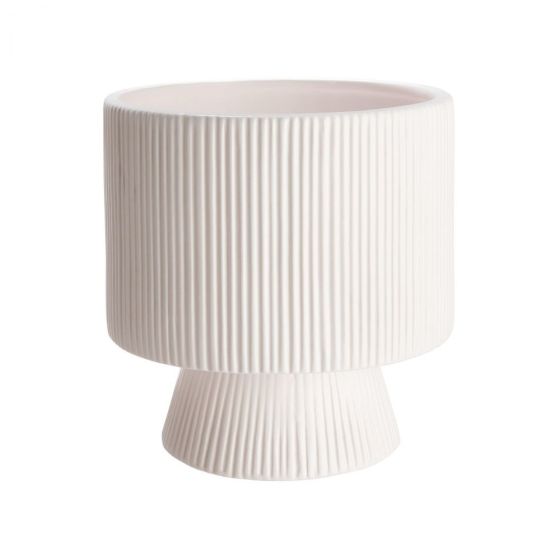 ROME - κασπό Δ15cm, ματ λευκό