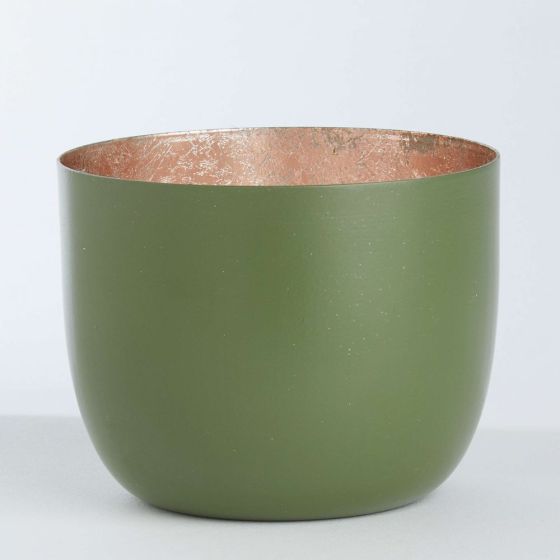 AURORA - κηροπήγιο για ρεσό μεταλλικό, Δ10 πράσινο