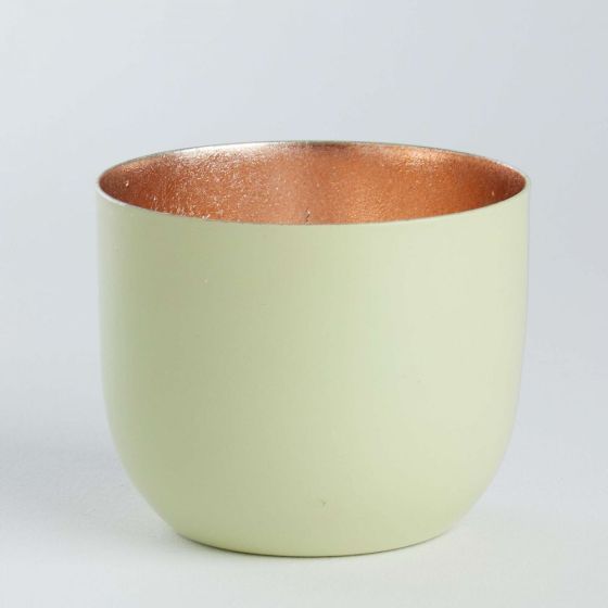 AURORA - κηροπήγιο για ρεσό μεταλλικό, Δ7, πράσινο