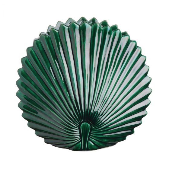 LEAF - βάζο φύλλο φοίνικα Υ24cm, πράσινο