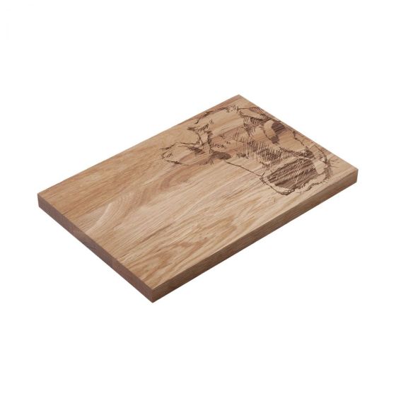 ALPINE LODGE - δίσκος κοπής με μοτίβο "cow"