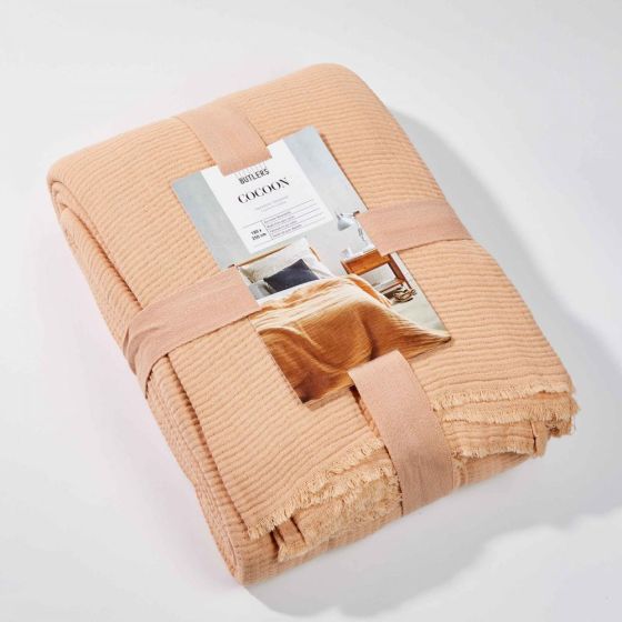 COCOON - κουβερλί, 180x250 cm, nude