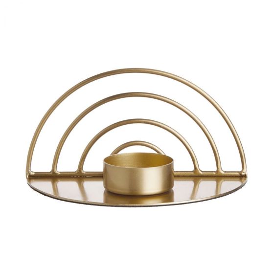 SHINE - κηροπήγιο για ρεσό ουράνιο τόξο, χρυσό