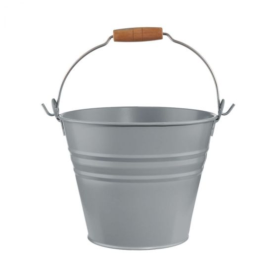 ZINC - κουβάς 8 λίτρων, γκρι