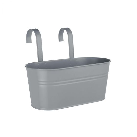 ZINC - κασπό κρεμαστό 33cm, γκρι