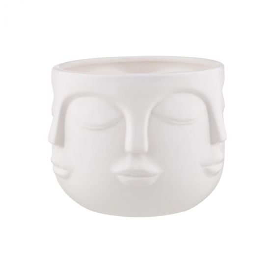 ARTIST - κασπό με σχέδιο πρόσωπο Δ13cm,  λευκό