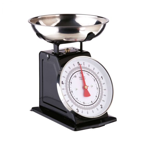 GIVE ME MORE - ζυγαριά κουζίνας 5 kg μαύρο